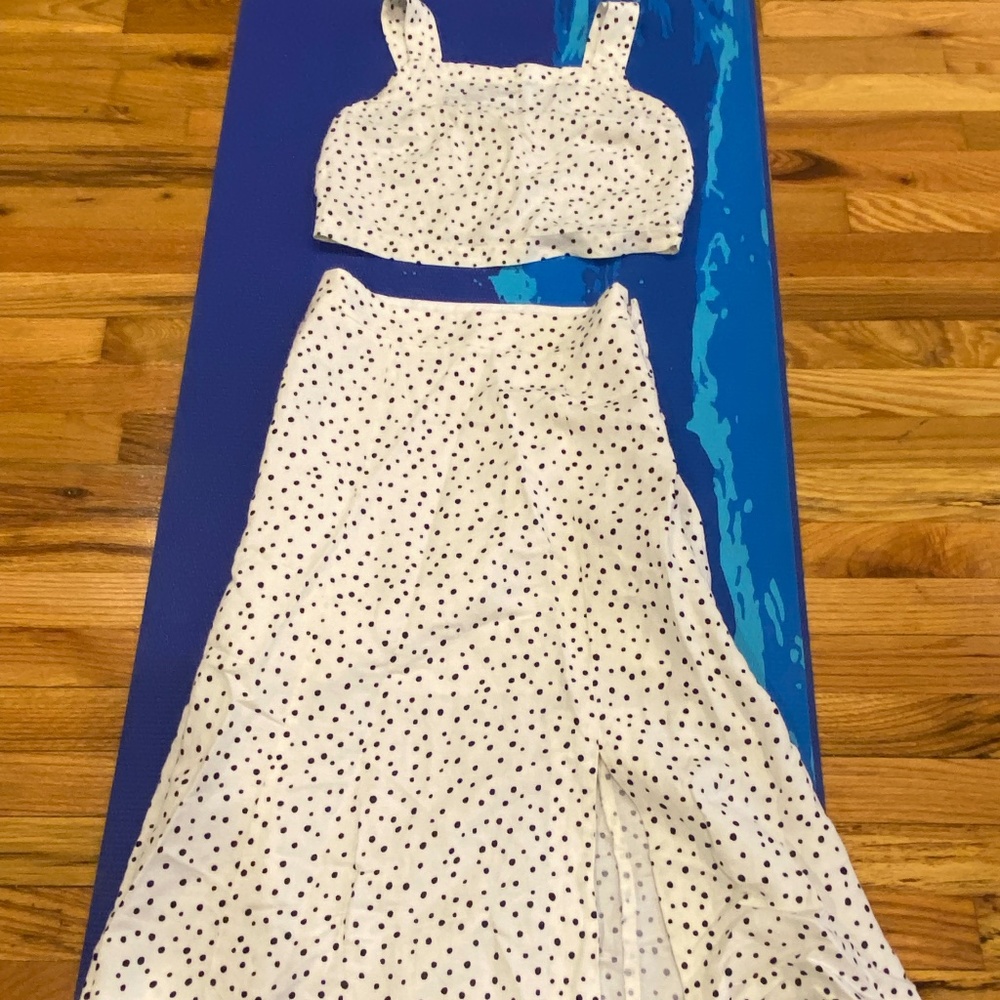 Loft Polka-Dot Two Piece Set